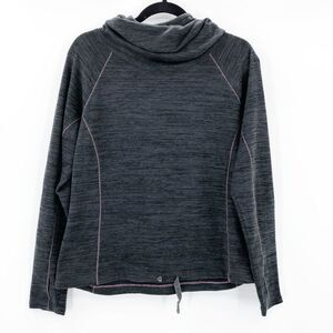 Athleta Women's Gray Pink Relaxed Athletic Activewear Hoodie Jacket Size S